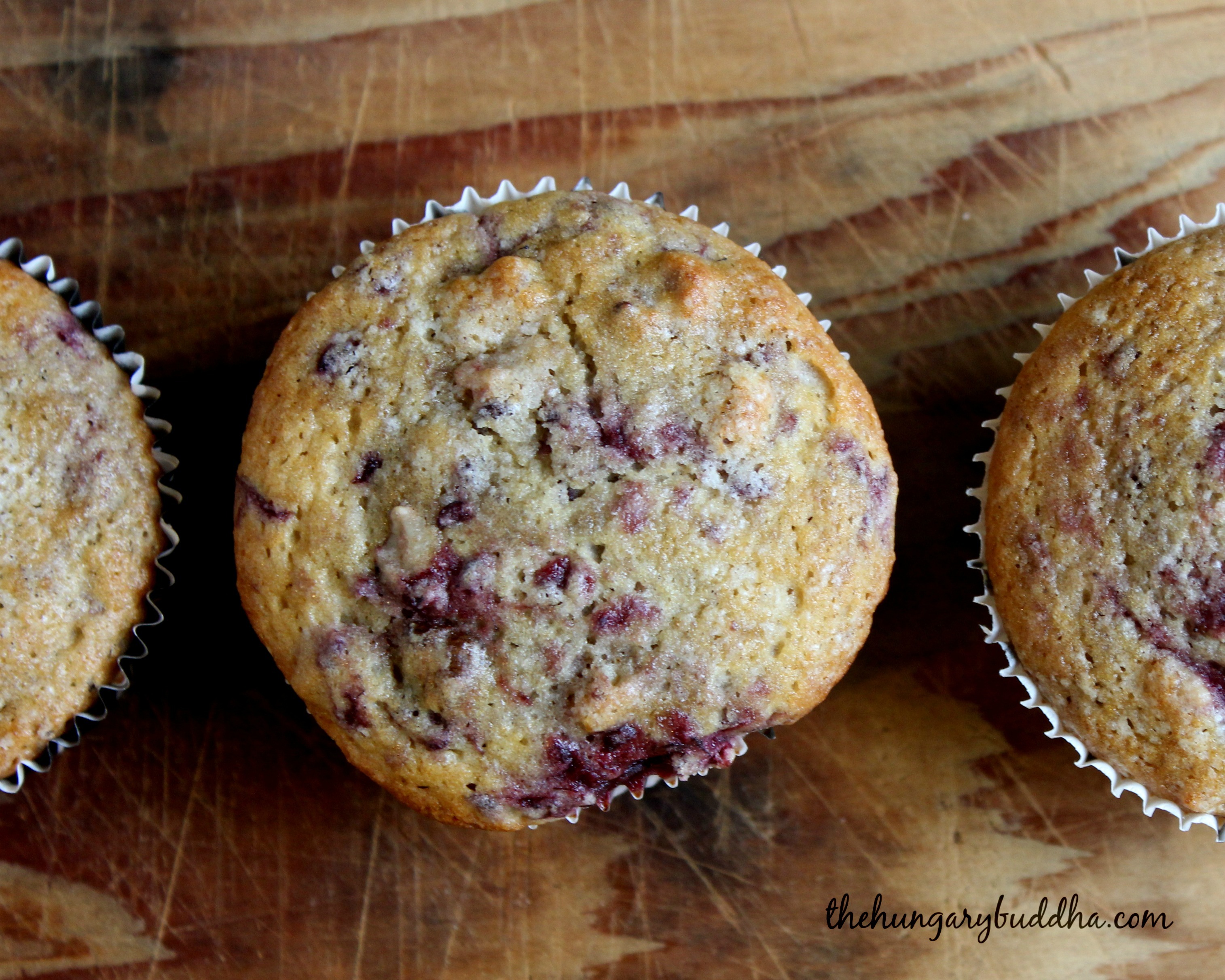 Boysenberry Black Walnut Muffins