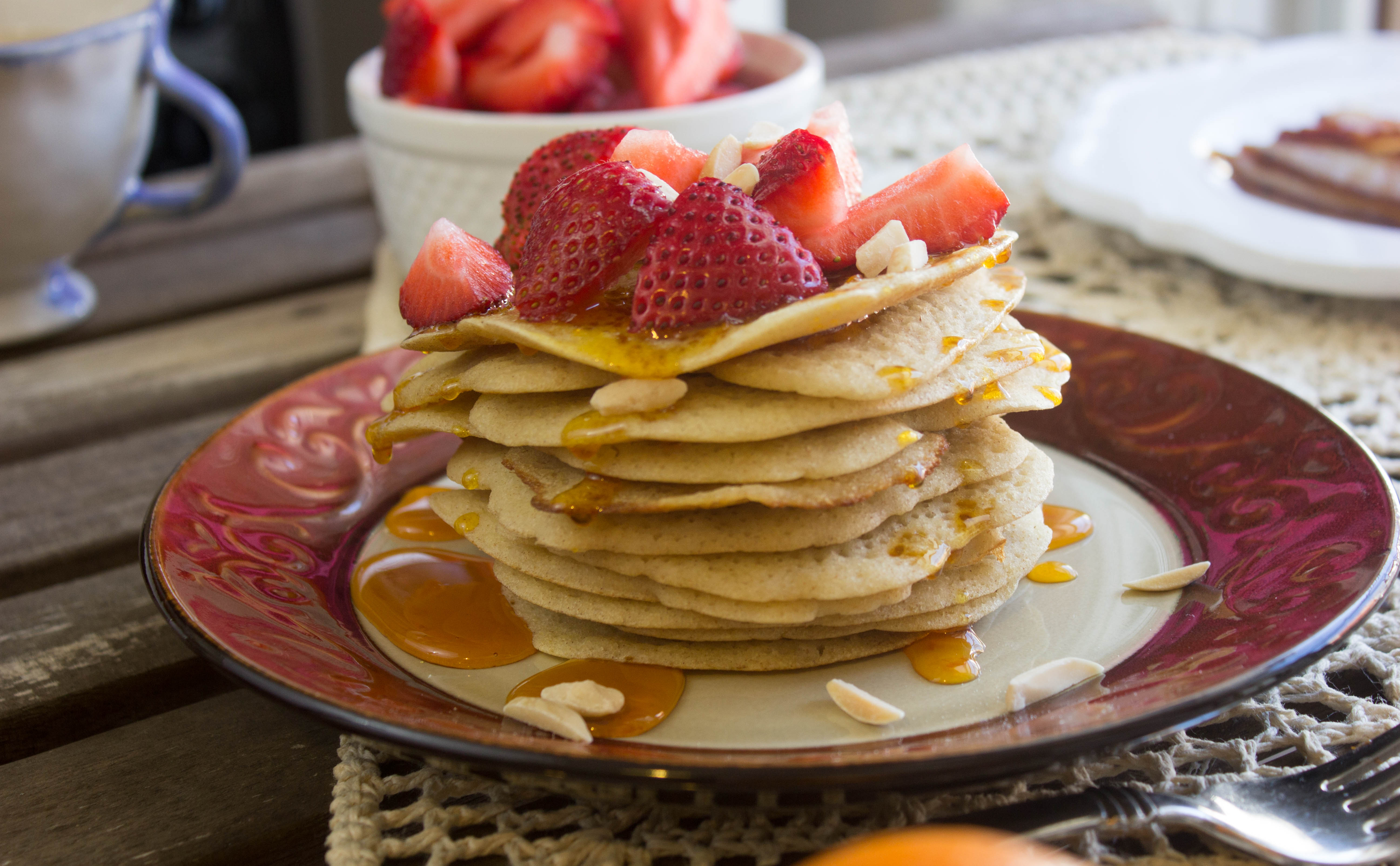 Moroccan Semolina Pancakes The Hungary Buddha Eats the World