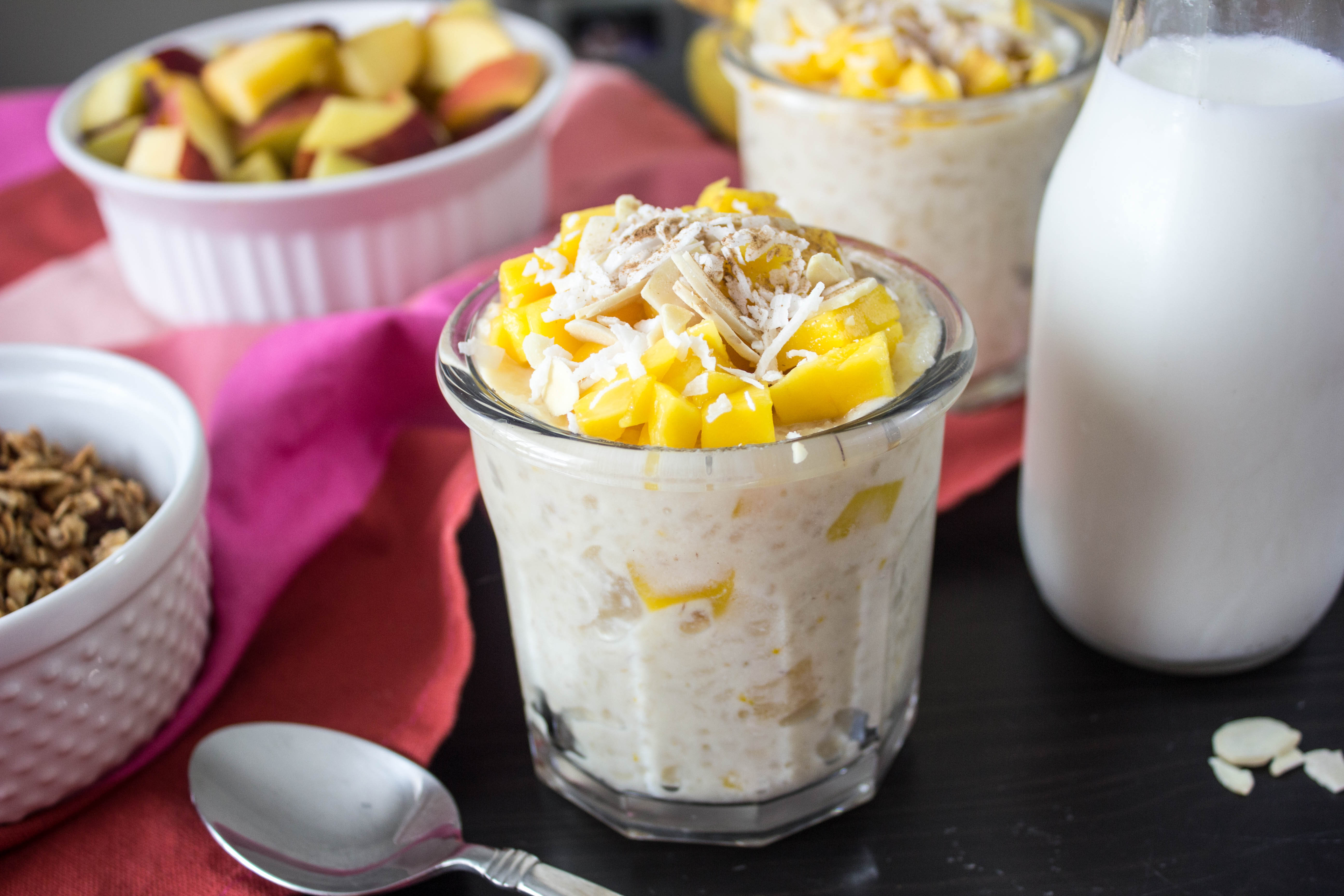 Island Spice Mango Rice Pudding - The Hungary Buddha Eats ...