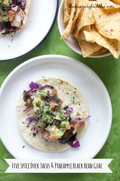 Black Bean + Guacamole Tacos –