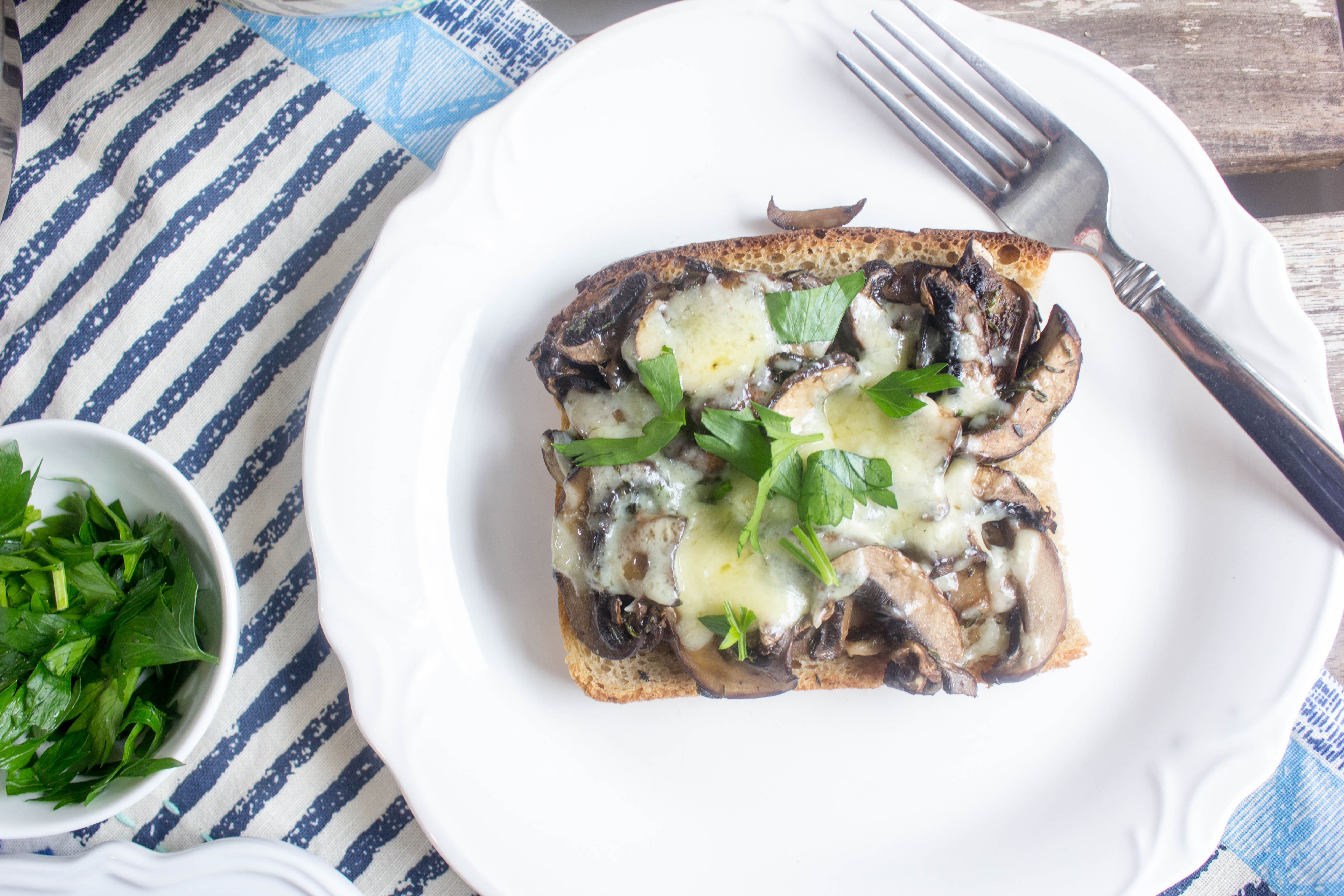 french mushroom toast The Hungary Buddha Eats the World