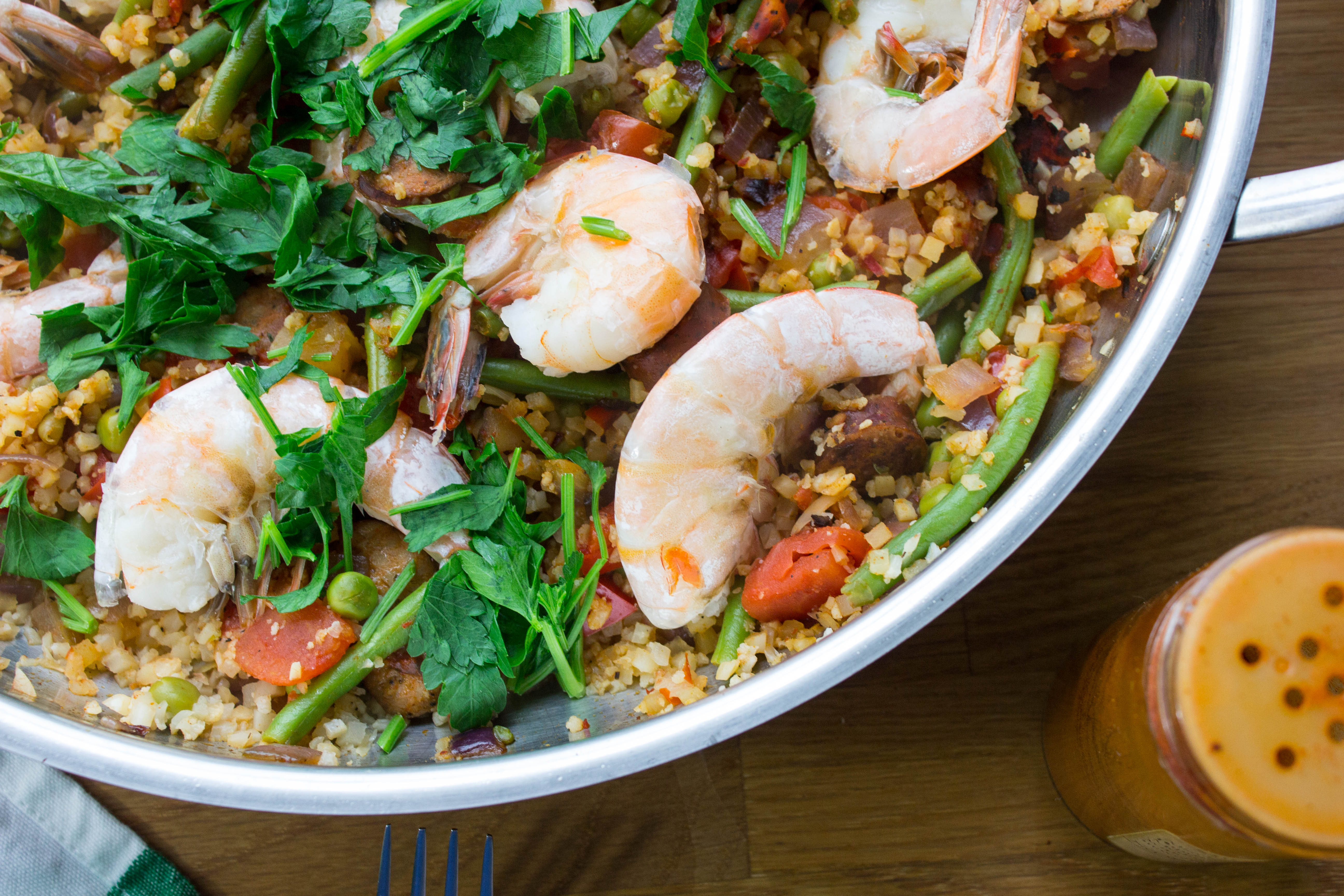 Cauliflower Rice Paella The Hungary Buddha Eats the World