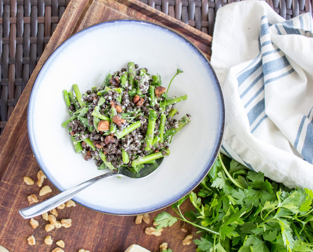 Asparagus and Lentil Salad
