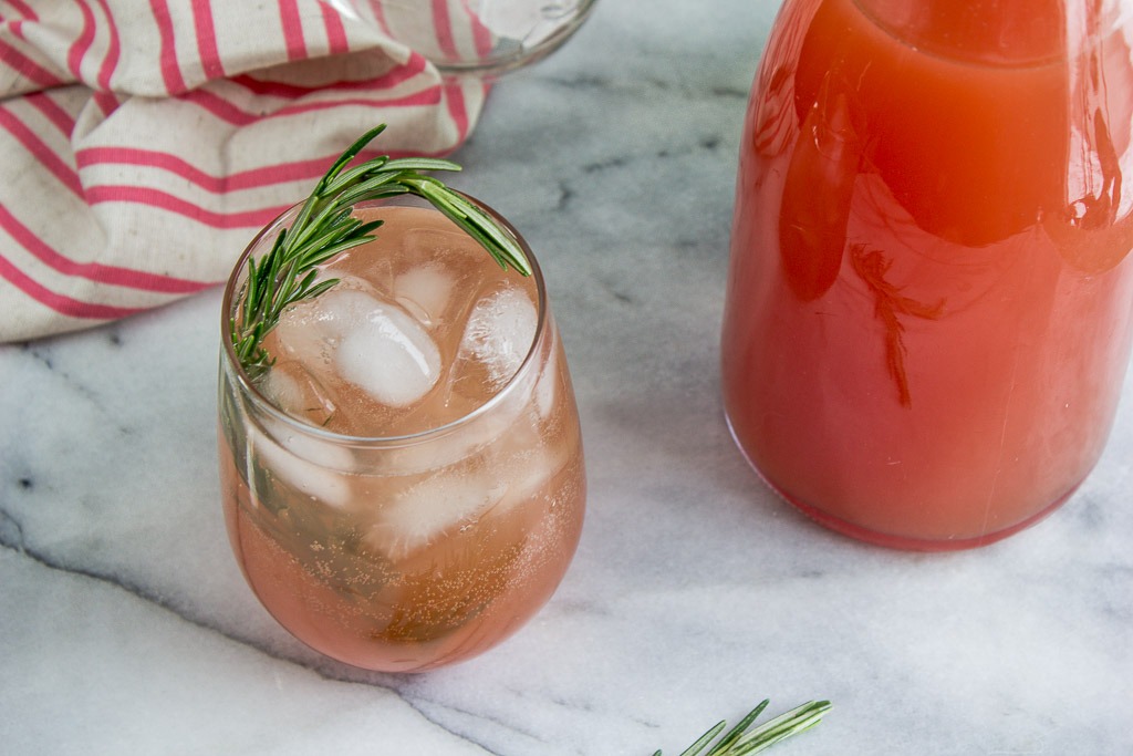 Rosemary Grapefruit Agua Fresca The Hungary Buddha Eats the World