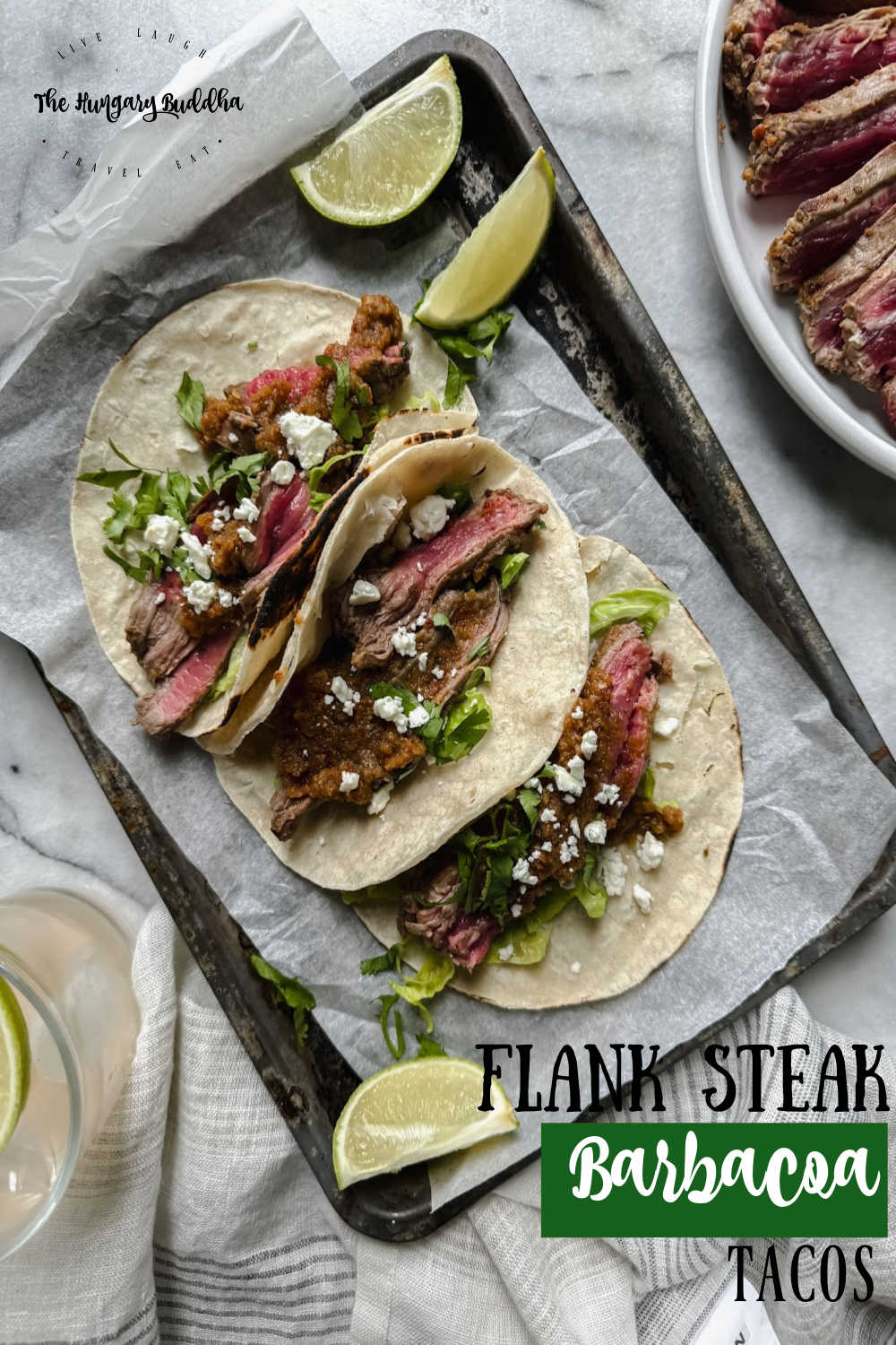 Flank Steak Barbacoa tacos